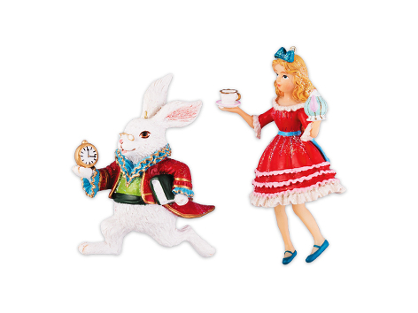Алиса/Белый Кролик, асс. из 2-х 6,5х11 см