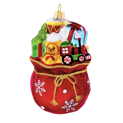 Мешок Деда Мороза (стекло) 7,5х6х12,5 см 