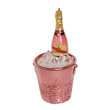 Шампанское розе в ведерке со льдом (стекло) 6,5х6,5х13 см