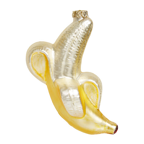 Банан золотой (стекло) 7,5х6,5х12 см