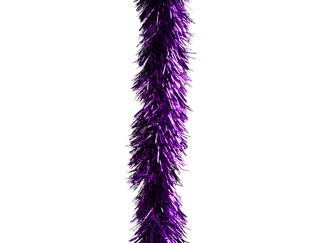 Мишура "Премиум" фиолетовая, 15 см х 2 м