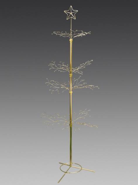 Дерево золотое металлическое (153 крючка), 180 см