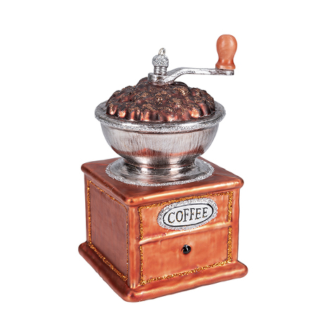 Кофемолка ретро (стекло) 5,5х5,5х9,5 см 