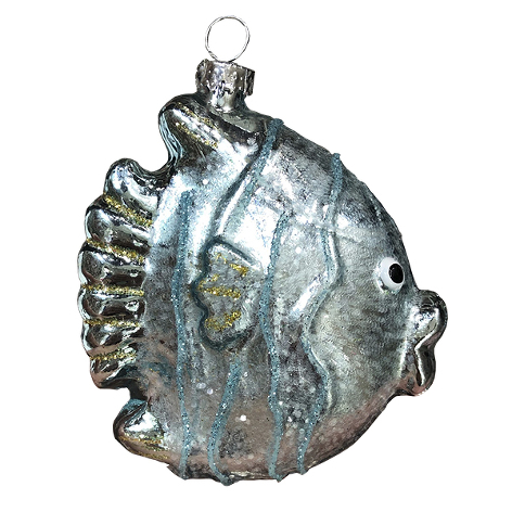 Рыбка Гуппи Голубая (стекло) 6,5х3х8 см