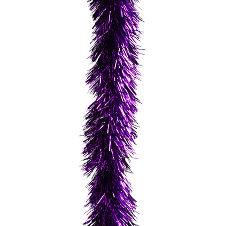 Мишура "Премиум" фиолетовая, 15 см х 2 м