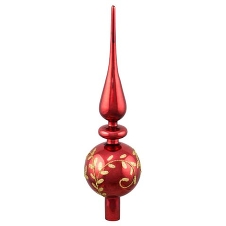 Верхушка "Вавилон" красная (стекло) 9х31,5 см